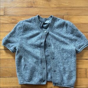 DIVIDED Gray Women's cropped Cardigan